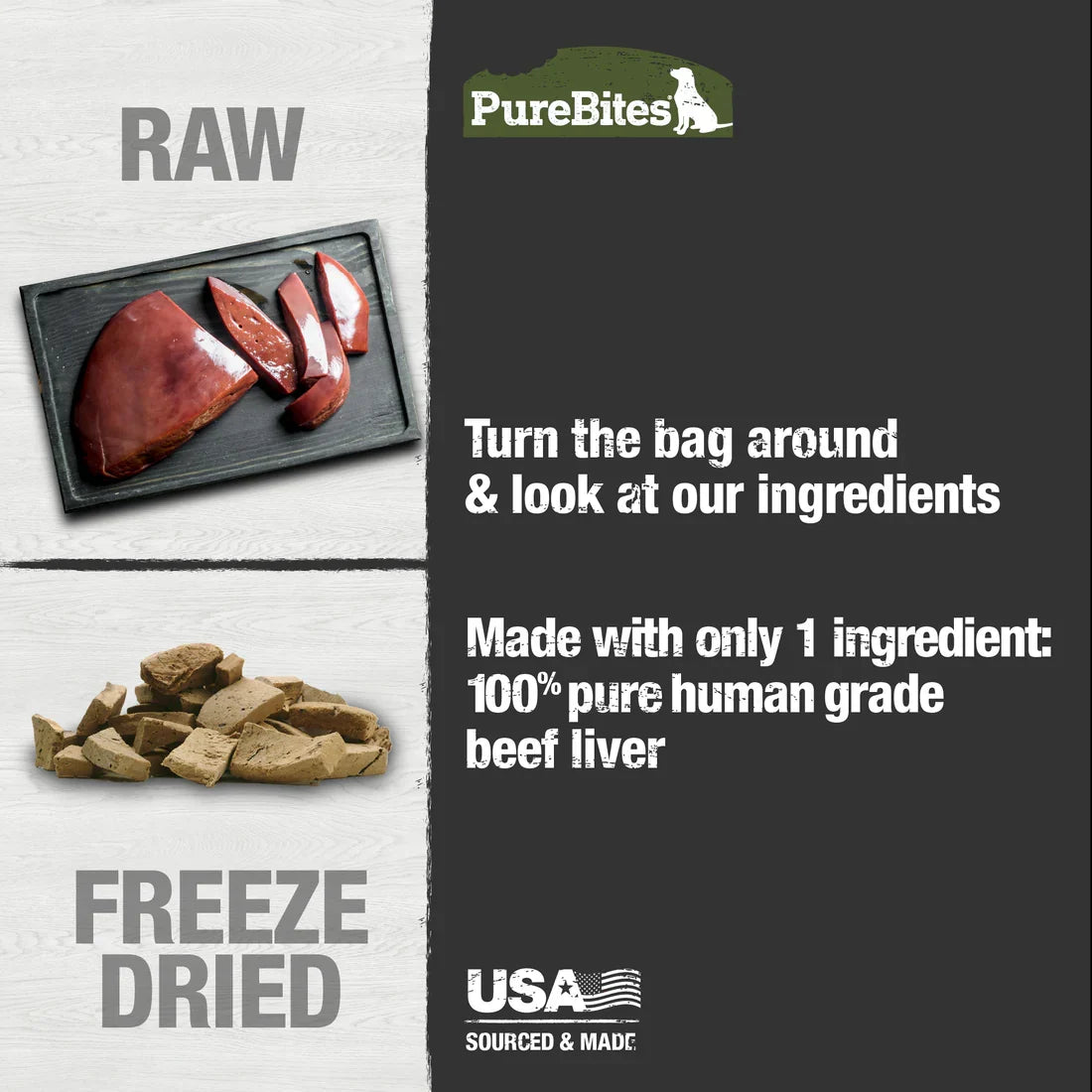 freeze dried beef dog treats