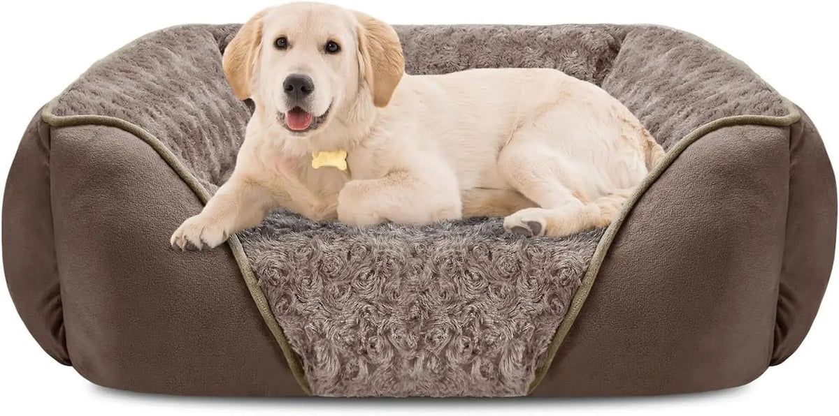 Washable Orthopedic Dog Bed – Soft Calming Pet Sofa