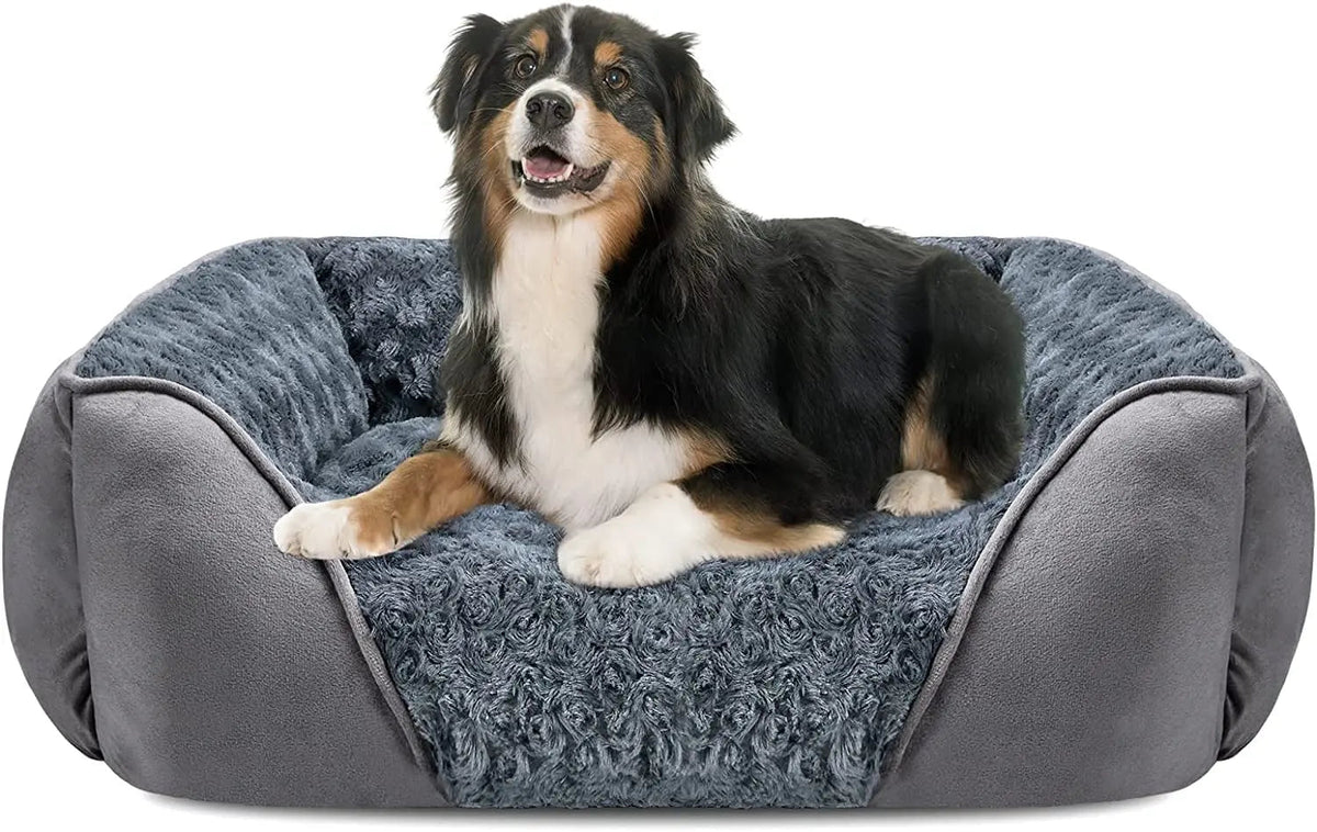 Washable Orthopedic Dog Bed – Soft Calming Pet Sofa