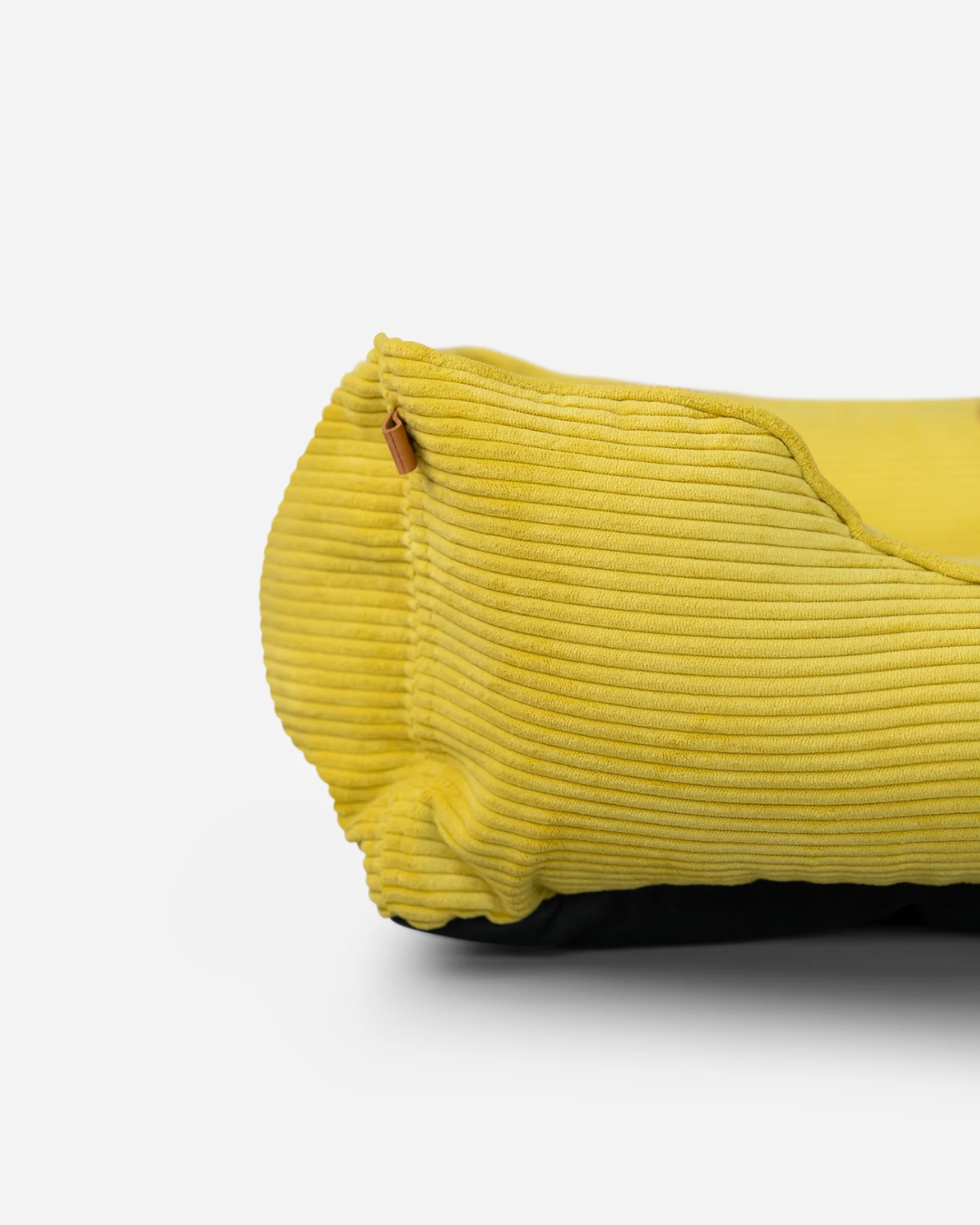 Chester &amp; Lee | Fancy Corduroy Sleeper Dog Bed Sunny Yellow
