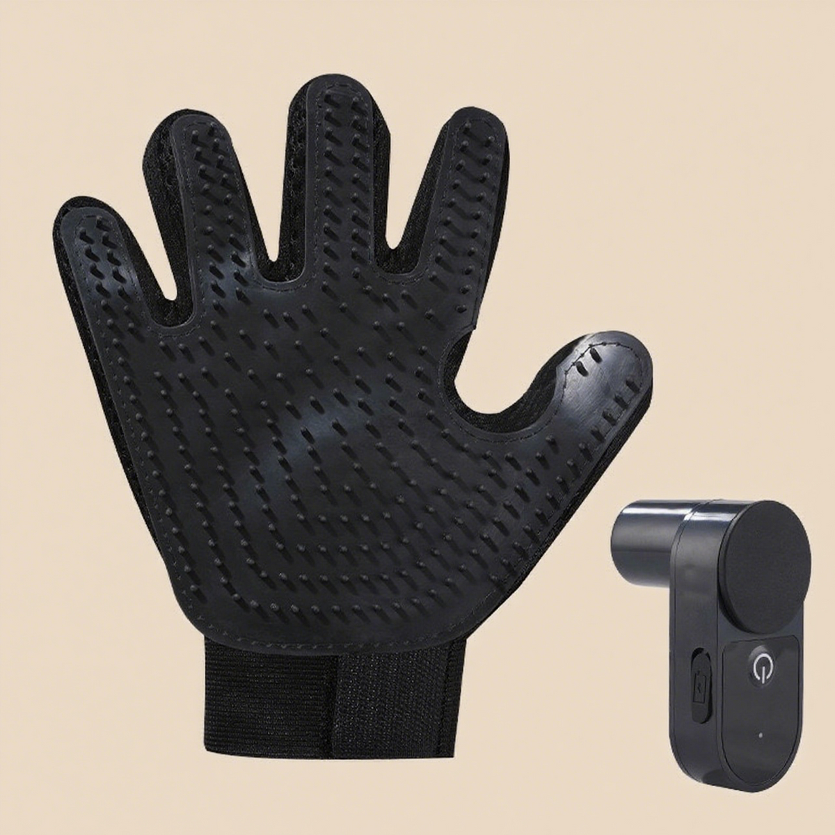 Milou &amp; Lumi Pet Grooming Spray Glove for Hair Removal and Massage