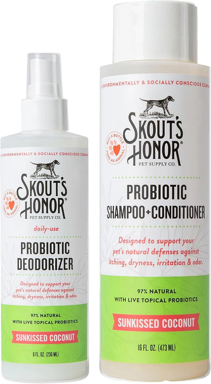 Happy Puppy Probiotic Grooming Bundle – Shampoo, Conditioner &amp; Deodorizer