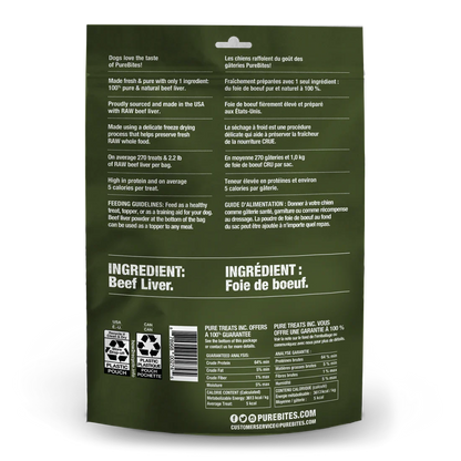 freeze dried beef dog treats