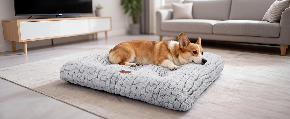 Dog Crate Bed Pad Soft Plush Washable Kennel Mat Anti Slip 24x18 For Small Dogs