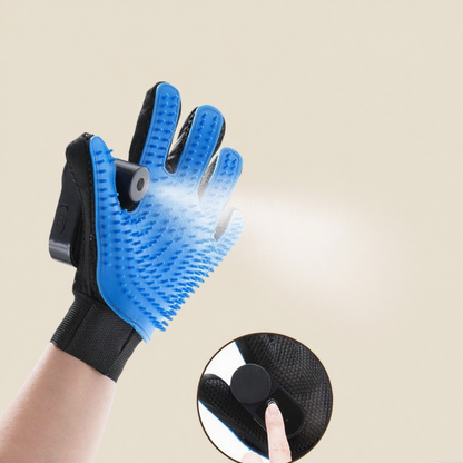 Milou &amp; Lumi Pet Grooming Spray Glove for Hair Removal and Massage