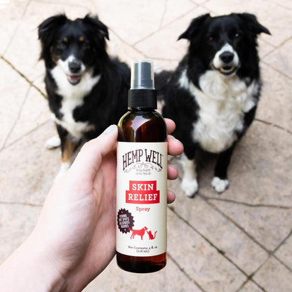 Hemp Itch Relief Spray for Dogs &amp; Cats Skin Soothing Support