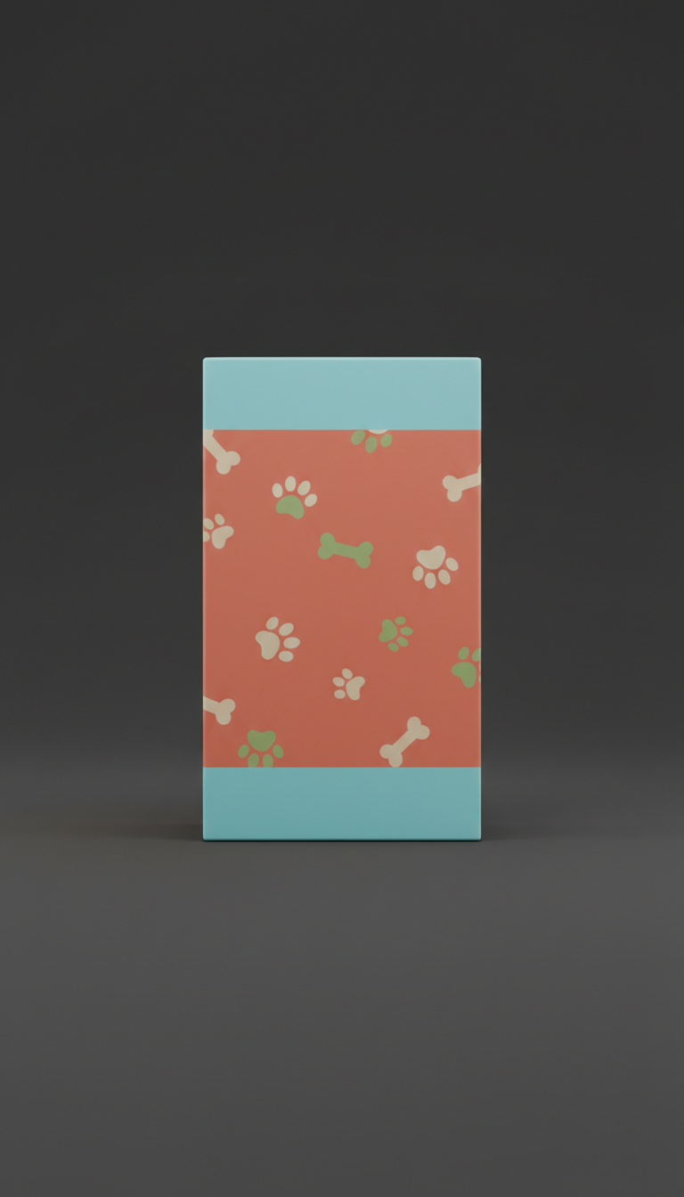 Packaged grain-free dog food