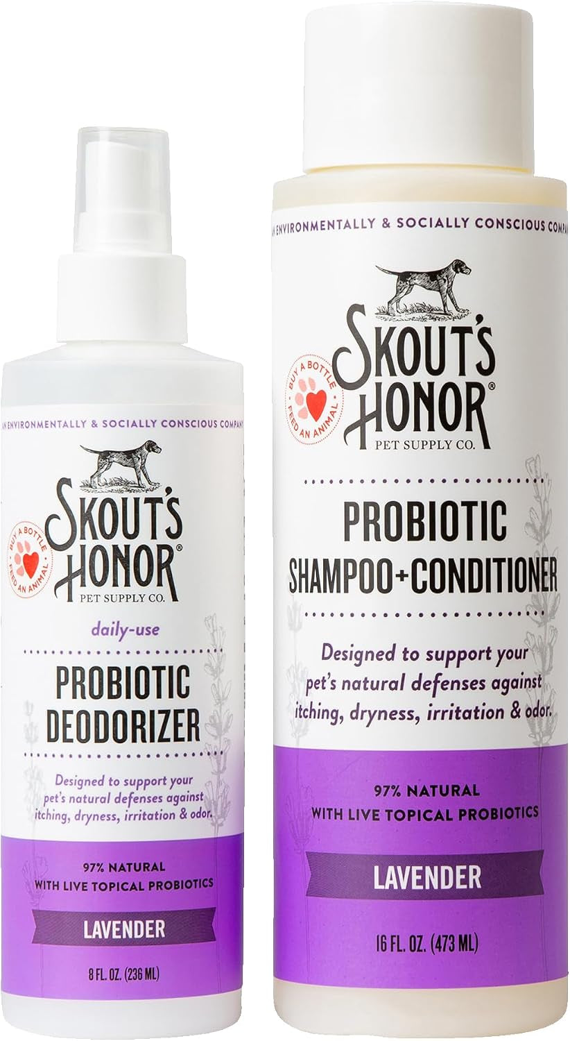 Happy Puppy Probiotic Grooming Bundle – Shampoo, Conditioner &amp; Deodorizer