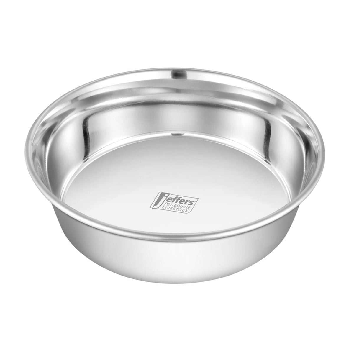 Jeffers Heavy Weight Stainless Steel Pet Bowls – Durable Pet Food &amp; Water Dish, Chew-Resistant, Dishwasher Safe