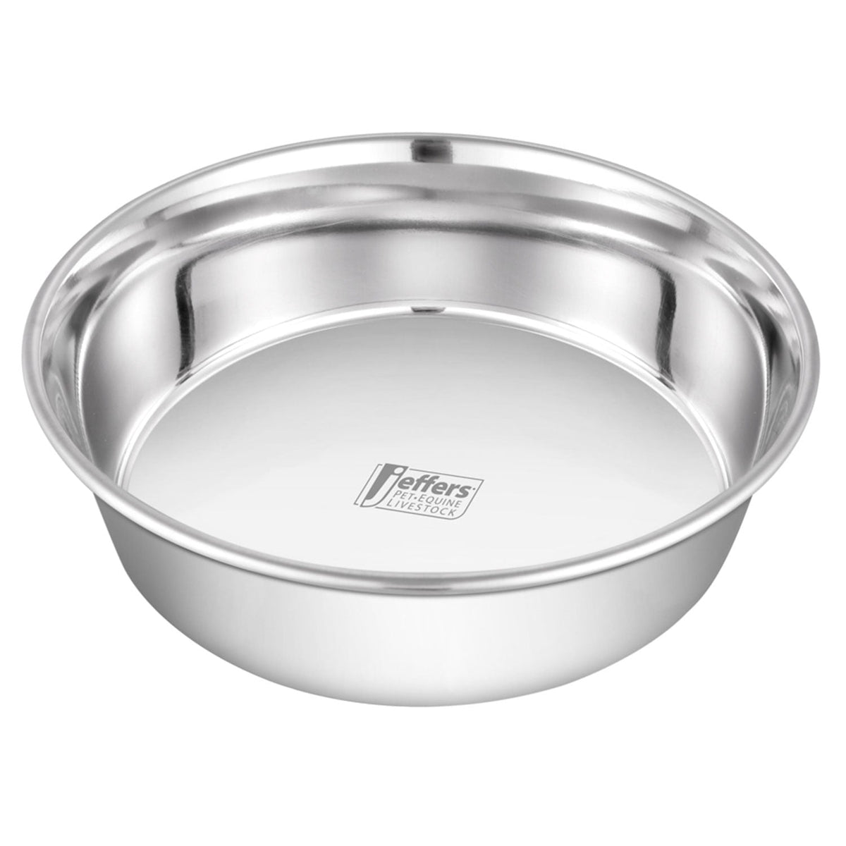 Jeffers Heavy Weight Stainless Steel Pet Bowls – Durable Pet Food &amp; Water Dish, Chew-Resistant, Dishwasher Safe