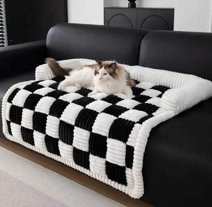 Cozy Plush Pet Bed — Soft Thickened Cushion for Dogs &amp; Cats
