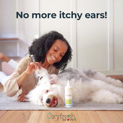 Oxyfresh Advanced Pet Ear Cleaner for Dogs &amp; Cats Sting-Free 8 oz