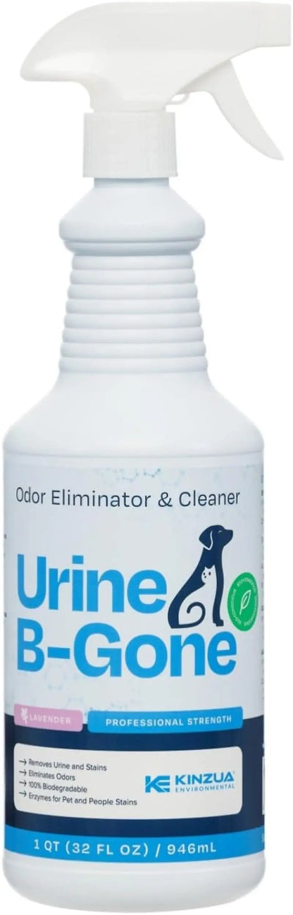 Urine B-Gone Enzyme Pet Odor Eliminator &amp; Stain Remover – Lavender/Citrus Scent
