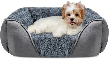 Washable Orthopedic Dog Bed – Soft Calming Pet Sofa