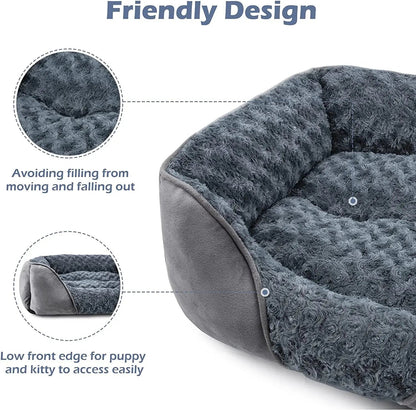 Washable Orthopedic Dog Bed – Soft Calming Pet Sofa