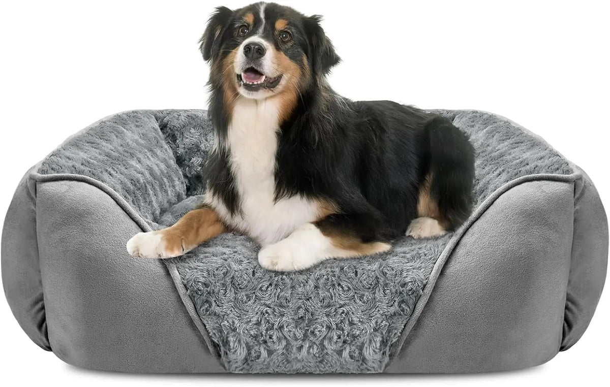 Washable Orthopedic Dog Bed – Soft Calming Pet Sofa