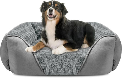 Washable Orthopedic Dog Bed – Soft Calming Pet Sofa