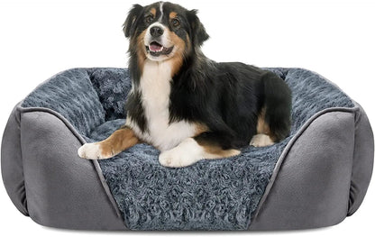 Washable Orthopedic Dog Bed – Soft Calming Pet Sofa