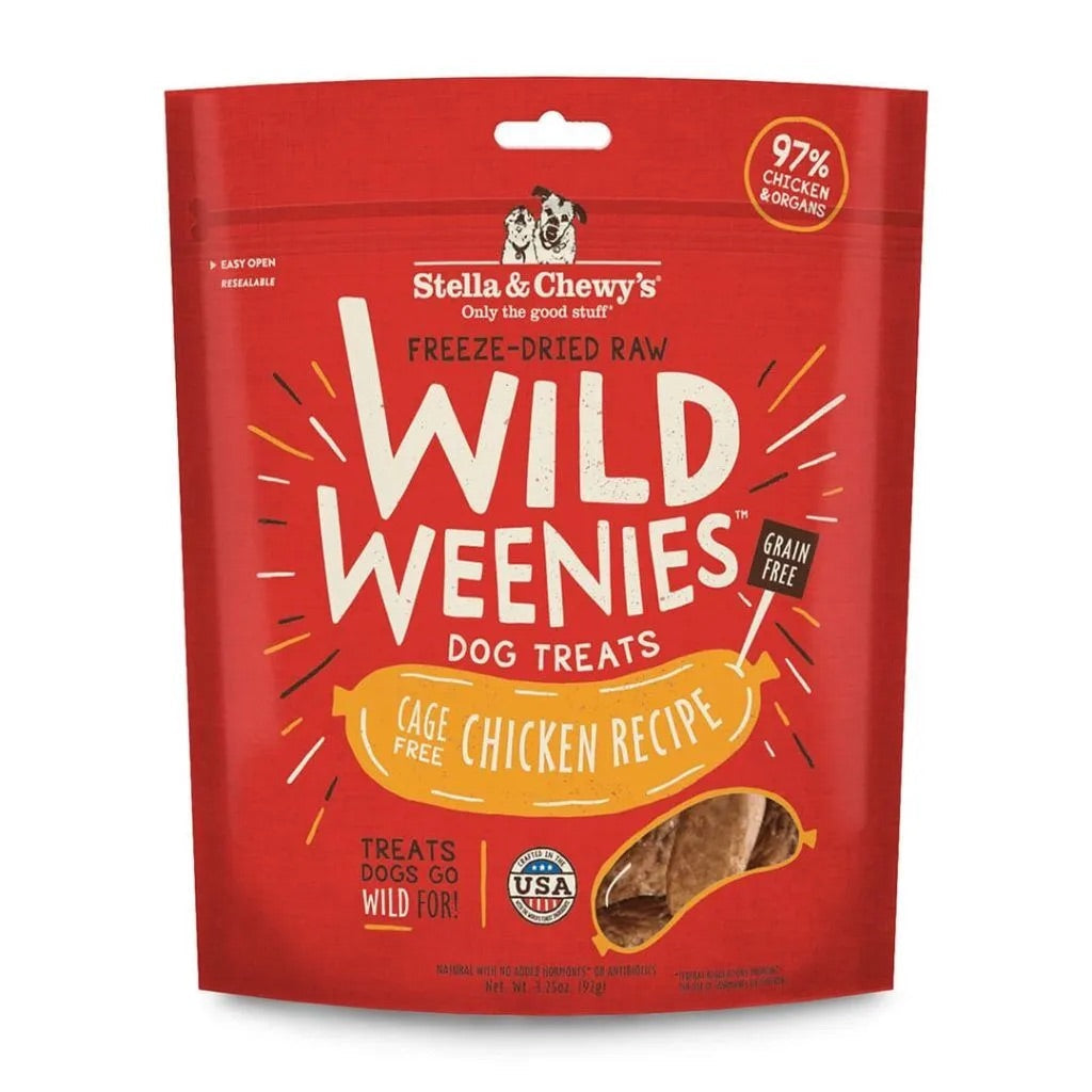 Stella &amp; Chewy’s Freeze Dried Wild Weenies Chicken Dog Treats (11.5oz)