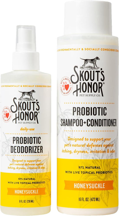 Happy Puppy Probiotic Grooming Bundle – Shampoo, Conditioner &amp; Deodorizer