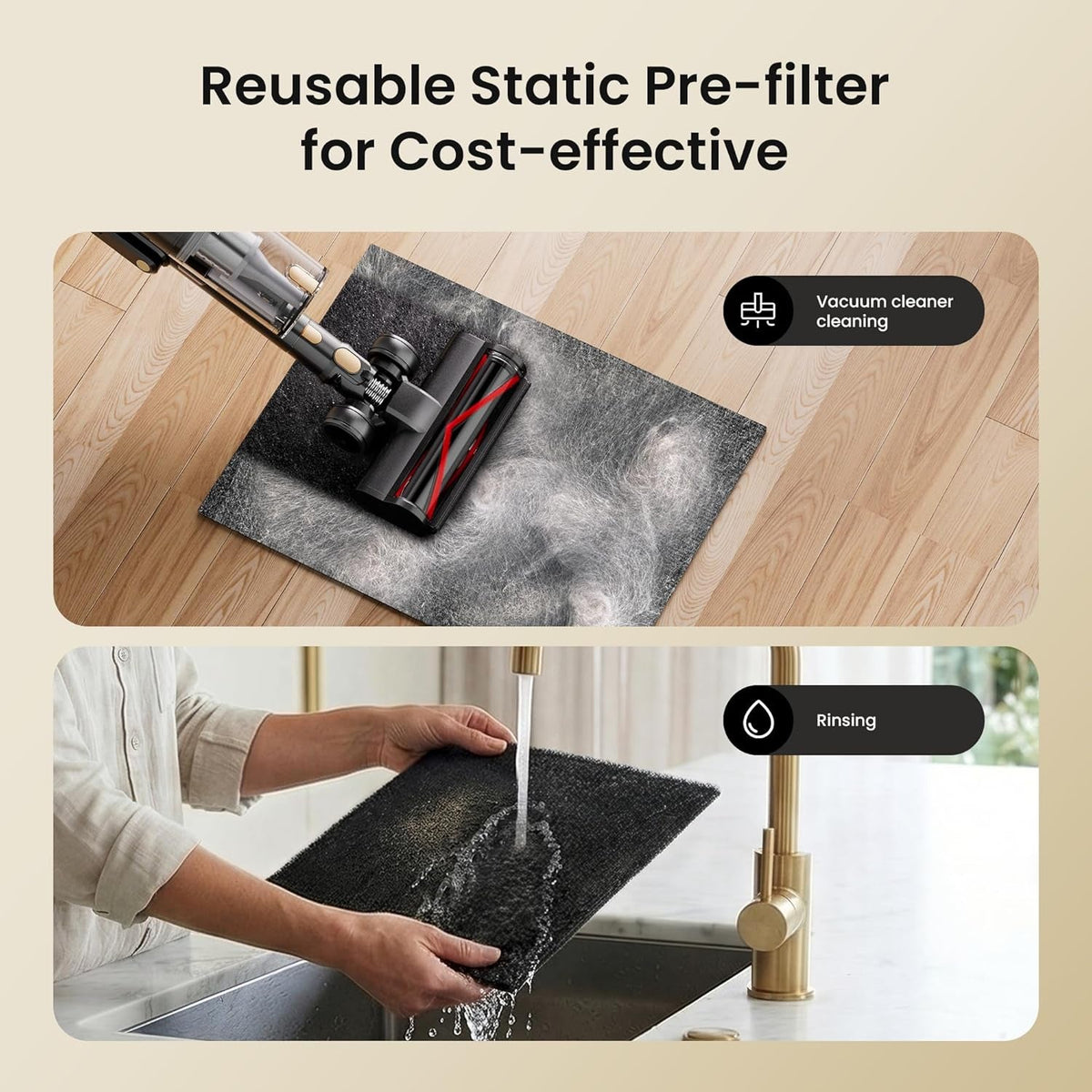 Pet Air Purifier with HEPA Filter Odor Control for Dogs &amp; Cats
