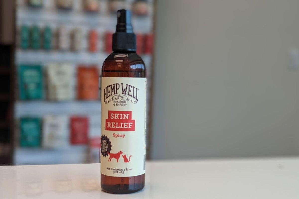 Hemp Itch Relief Spray for Dogs &amp; Cats Skin Soothing Support