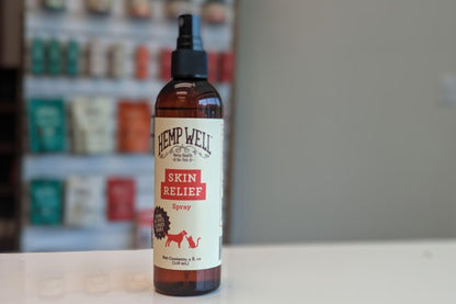 Hemp Itch Relief Spray for Dogs &amp; Cats Skin Soothing Support
