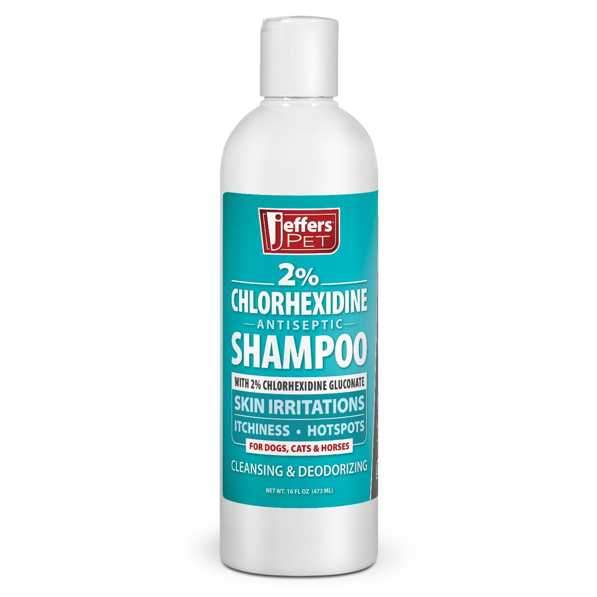 Jeffers Medicated 2% Chlorhexidine Shampoo for Dogs, Cats &amp; Horses