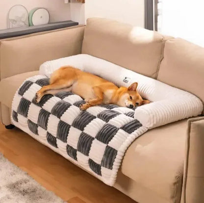 Cozy Plush Pet Bed — Soft Thickened Cushion for Dogs &amp; Cats