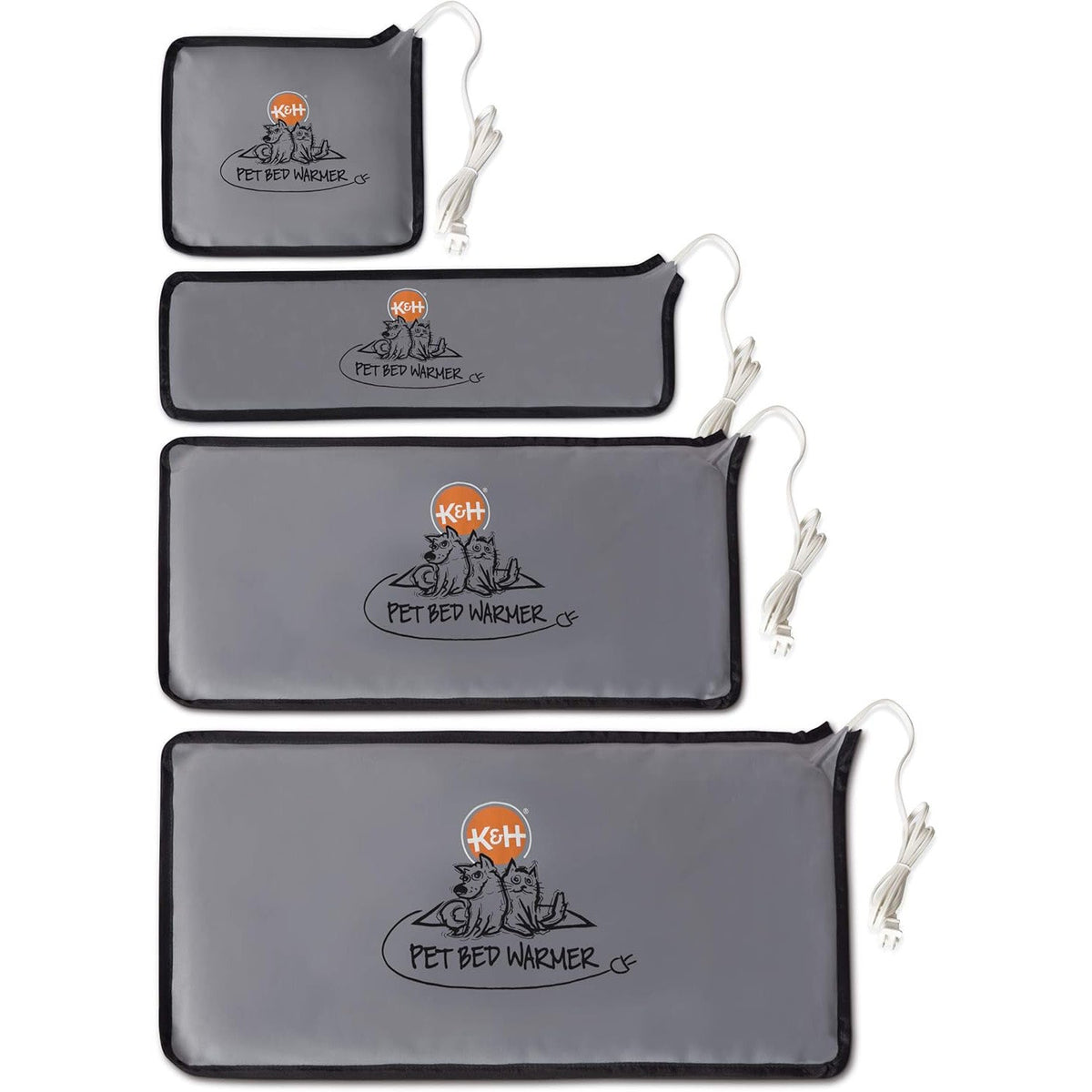K&amp;H Pet Bed Warmer – Indoor Heated Pad for Cats &amp; Dogs, Thermostatically Controlled, Energy-Efficient, Safe for Arthritis &amp; Comfort