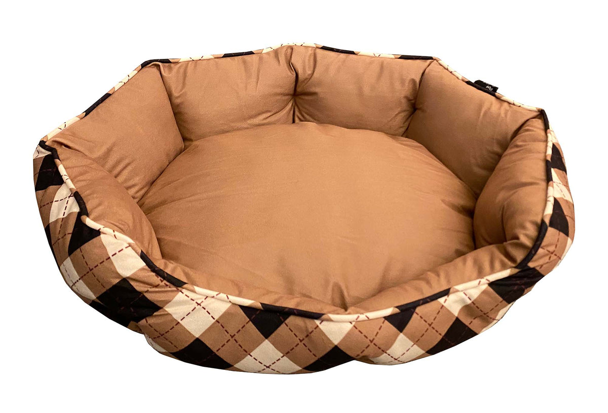 Mink Tufted Euro Cuddler Bed For Dogs &amp; Cats