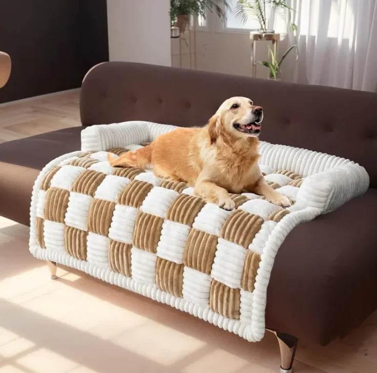 Cozy Plush Pet Bed — Soft Thickened Cushion for Dogs &amp; Cats